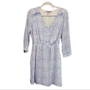 Forever 21 White & Black 3/4 Sleeve Sleeve Mini Dress Women’s Size Small (S)